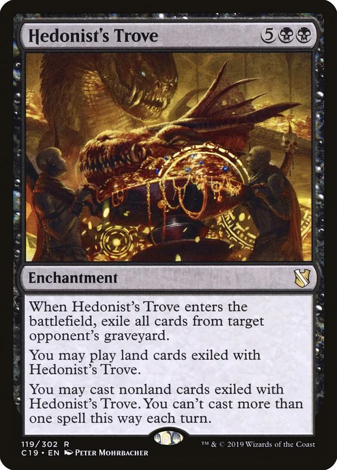2019 Commander 2019 Hedonist's Trove #119 rare card image