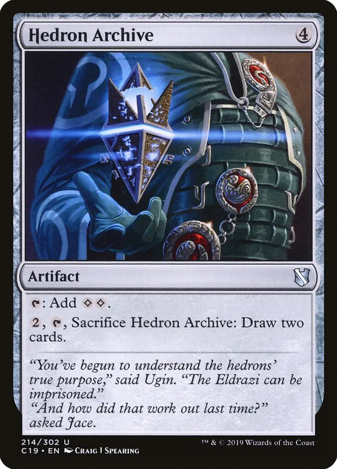 2019 Commander 2019 Hedron Archive #214 uncommon card image