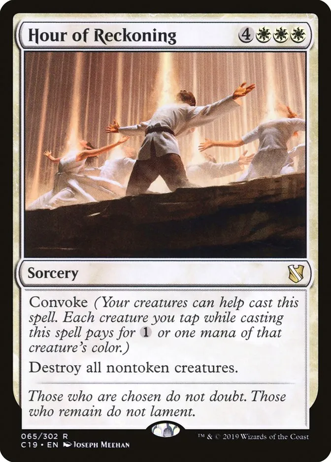 2019 Commander 2019 Hour of Reckoning #65 rare card image