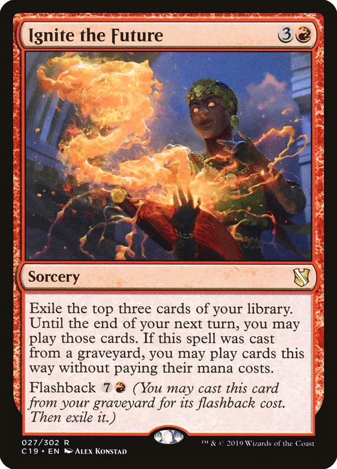 2019 Commander 2019 Ignite the Future rare #27 rare card image