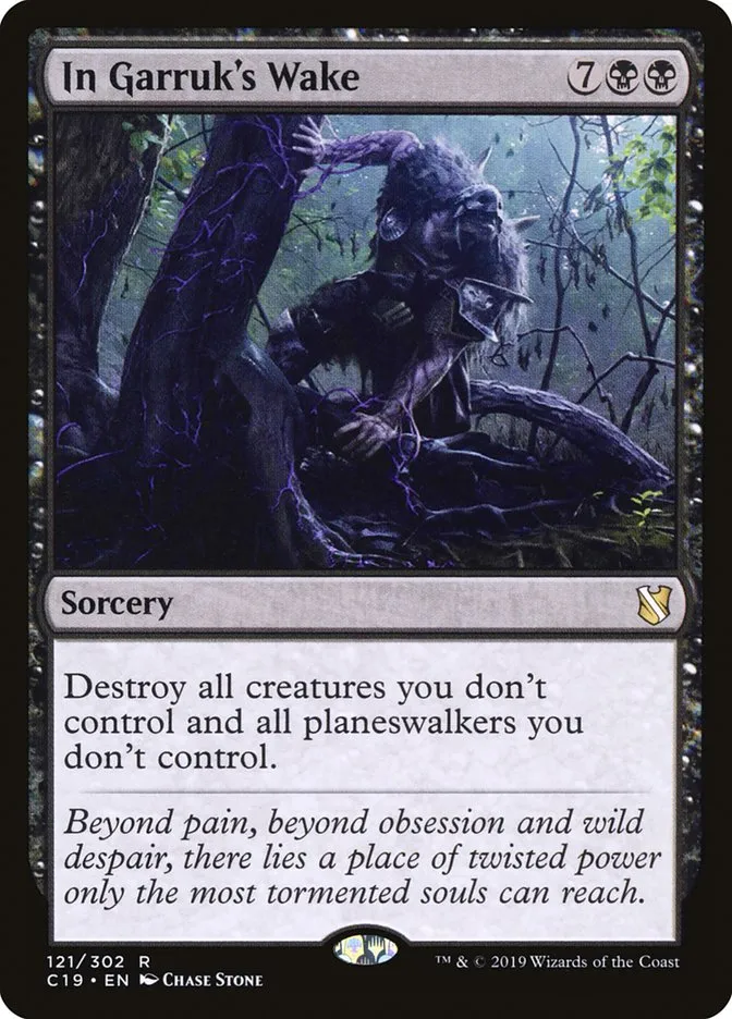 2019 Commander 2019 In Garruk's Wake #121 rare card image