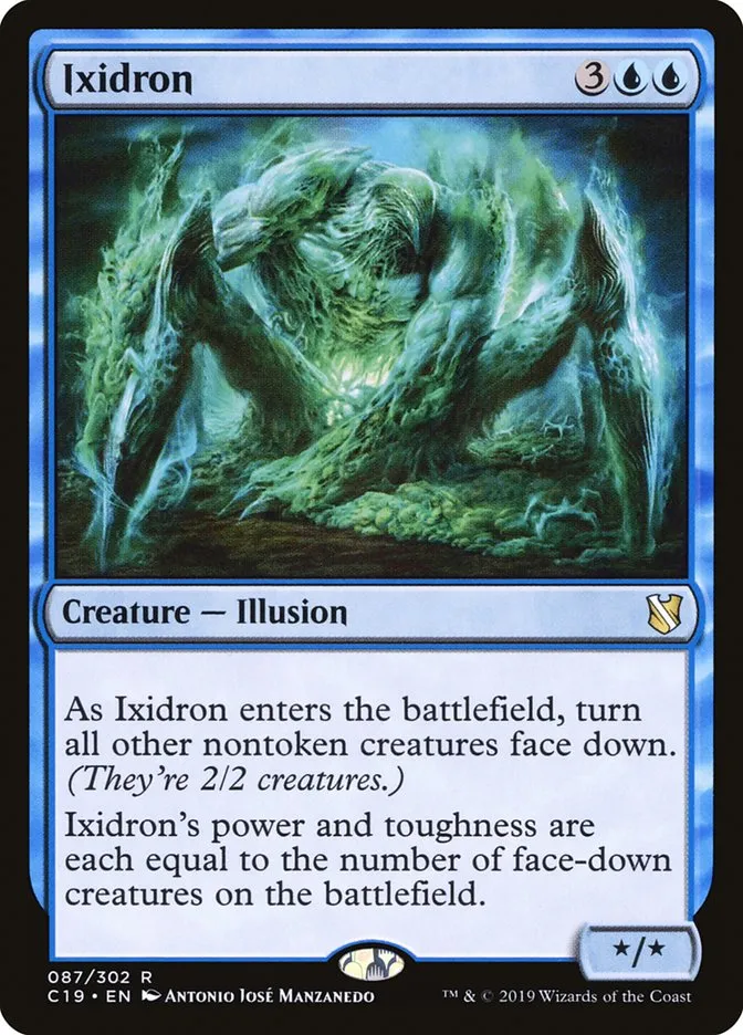 2019 Commander 2019 Ixidron rare #87 rare card image