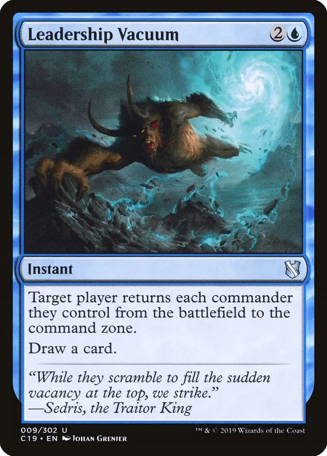 2019 Commander 2019 Leadership Vacuum #9 uncommon card image