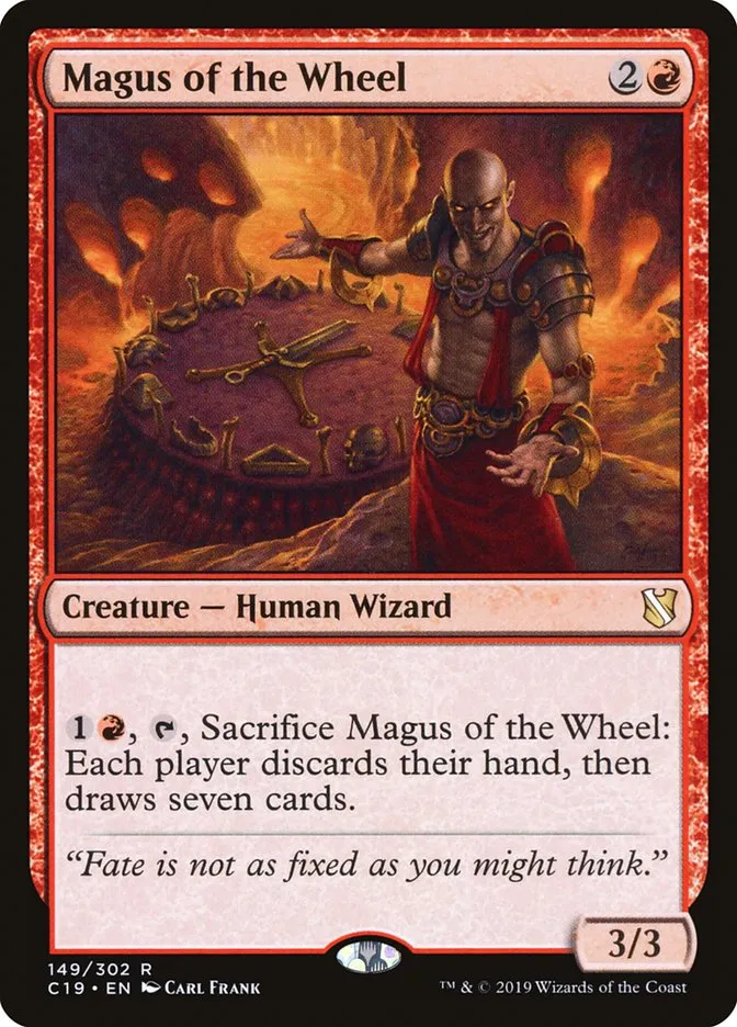 2019 Commander 2019 Magus of the Wheel #149 rare card image