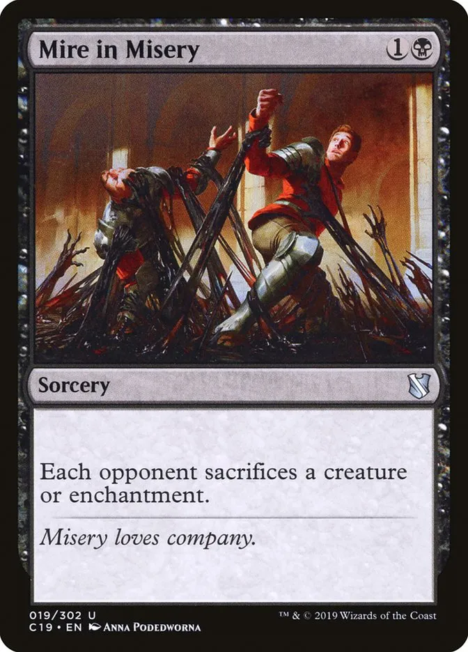 2019 Commander 2019 Mire in Misery uncommon #19 uncommon card image
