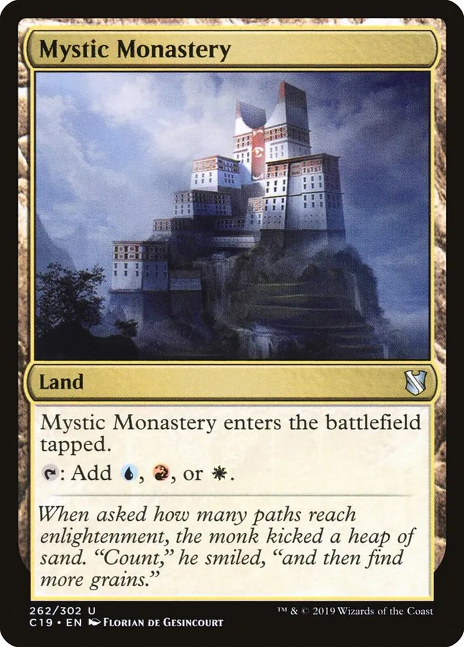 2019 Commander 2019 Mystic Monastery uncommon #262 uncommon card image