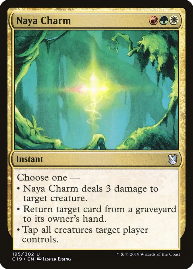 2019 Commander 2019 Naya Charm #195 uncommon card image