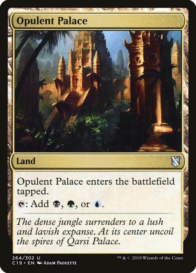 2019 Commander 2019 Opulent Palace #264 uncommon card image