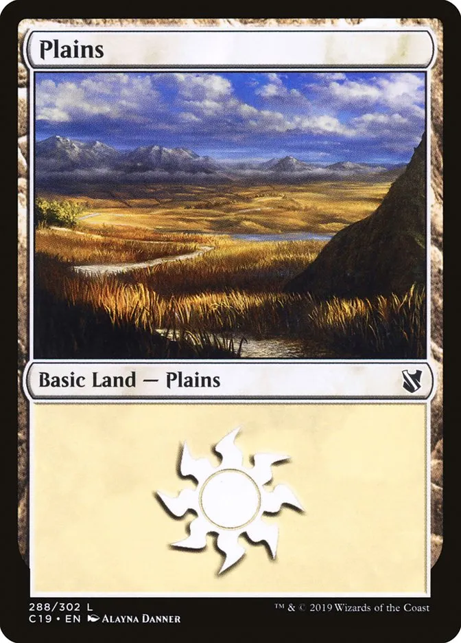2019 Commander 2019 Plains common #288 common card image