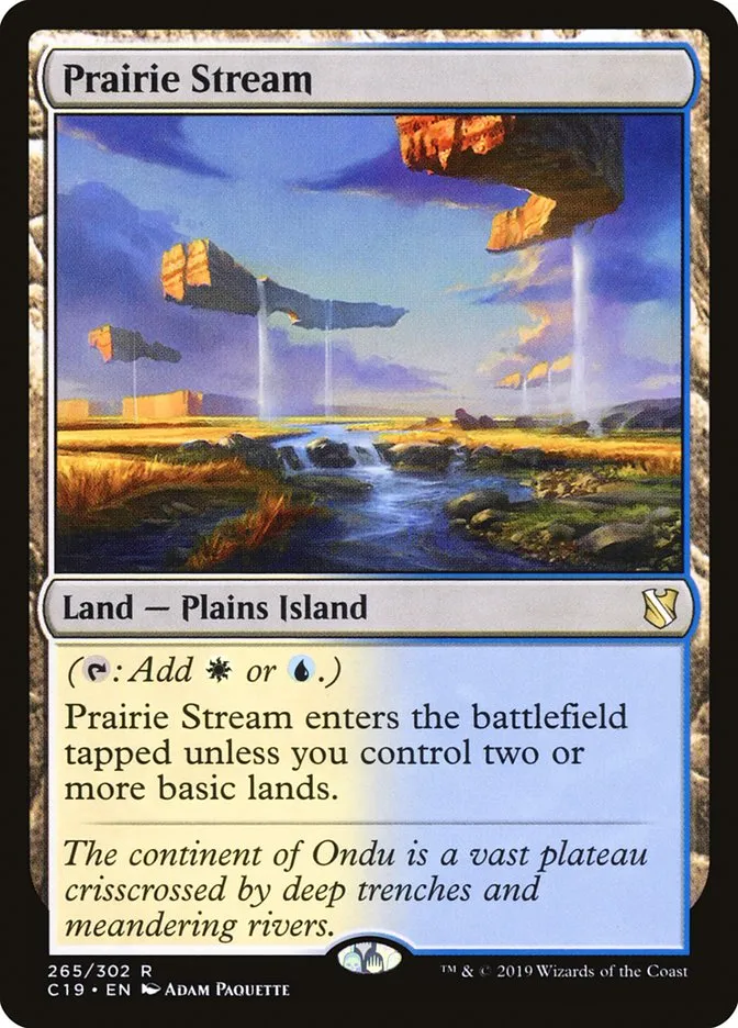 2019 Commander 2019 Prairie Stream #265 rare card image