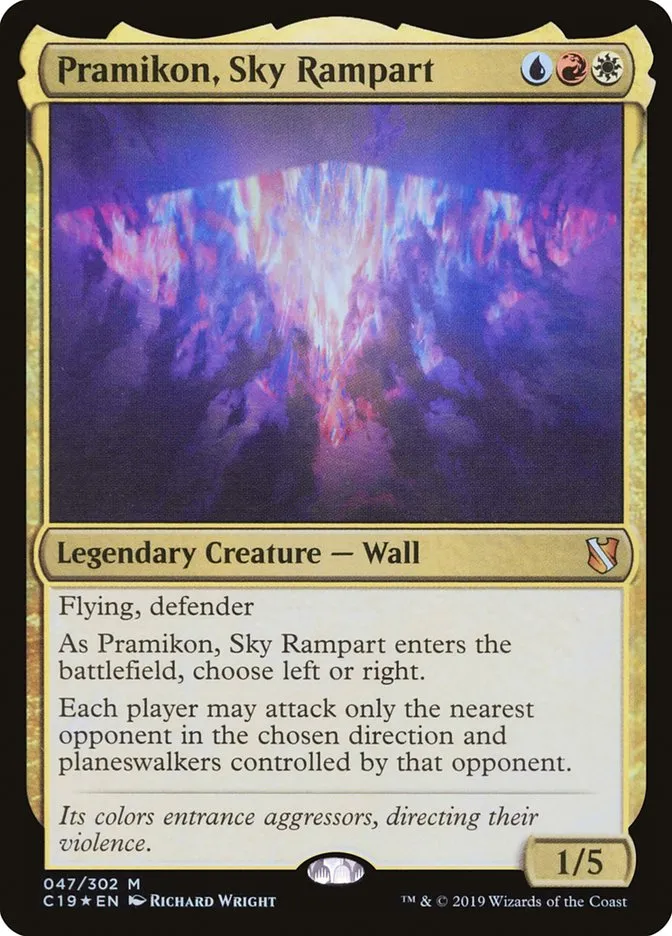 2019 Commander 2019 Pramikon, Sky Rampart [Foil] mythic #47 mythic card image