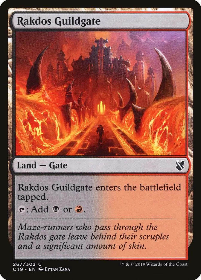 2019 Commander 2019 Rakdos Guildgate common #267 common card image