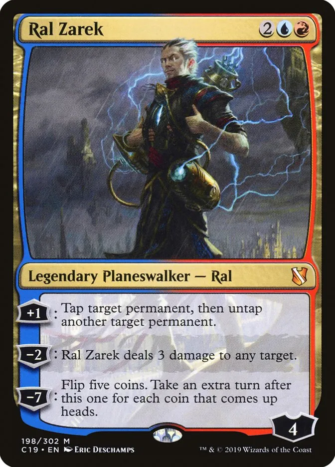 2019 Commander 2019 Ral Zarek #198 mythic card image