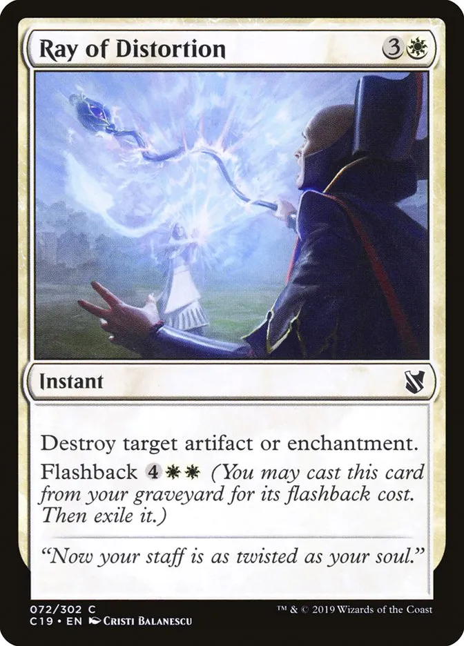 2019 Commander 2019 Ray of Distortion #72 common card image