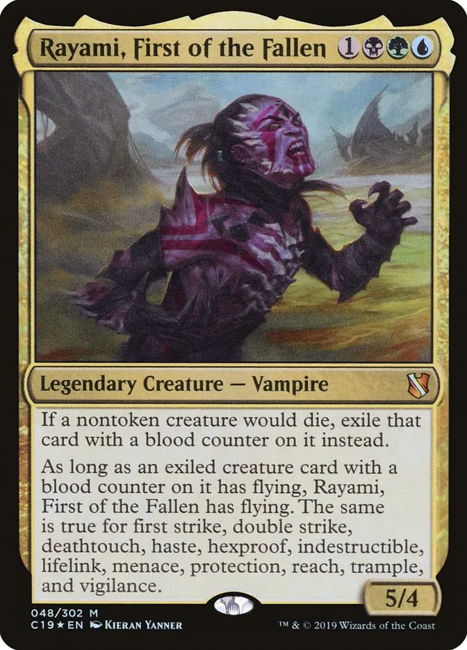 2019 Commander 2019 Rayami, First of the Fallen #48 mythic card image