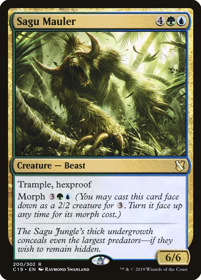 2019 Commander 2019 Sagu Mauler #200 rare card image