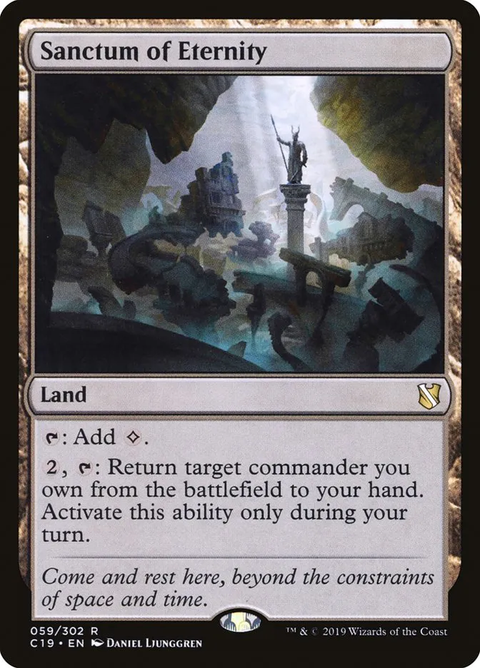 2019 Commander 2019 Sanctum of Eternity #59 rare card image