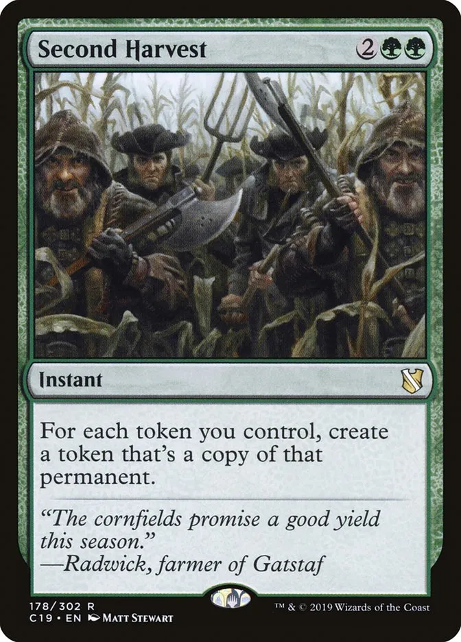 2019 Commander 2019 Second Harvest rare #178 rare card image