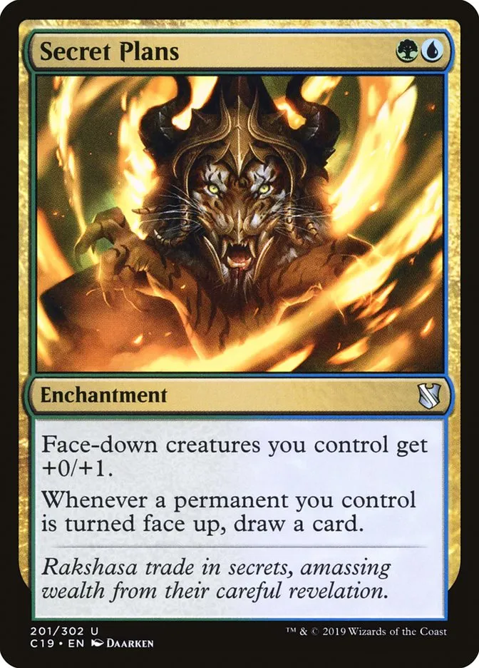 2019 Commander 2019 Secret Plans uncommon #201 uncommon card image