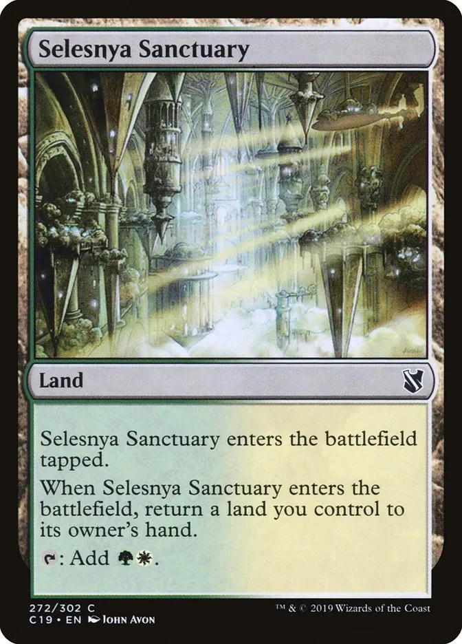 2019 Commander 2019 Selesnya Sanctuary common #272 common card image