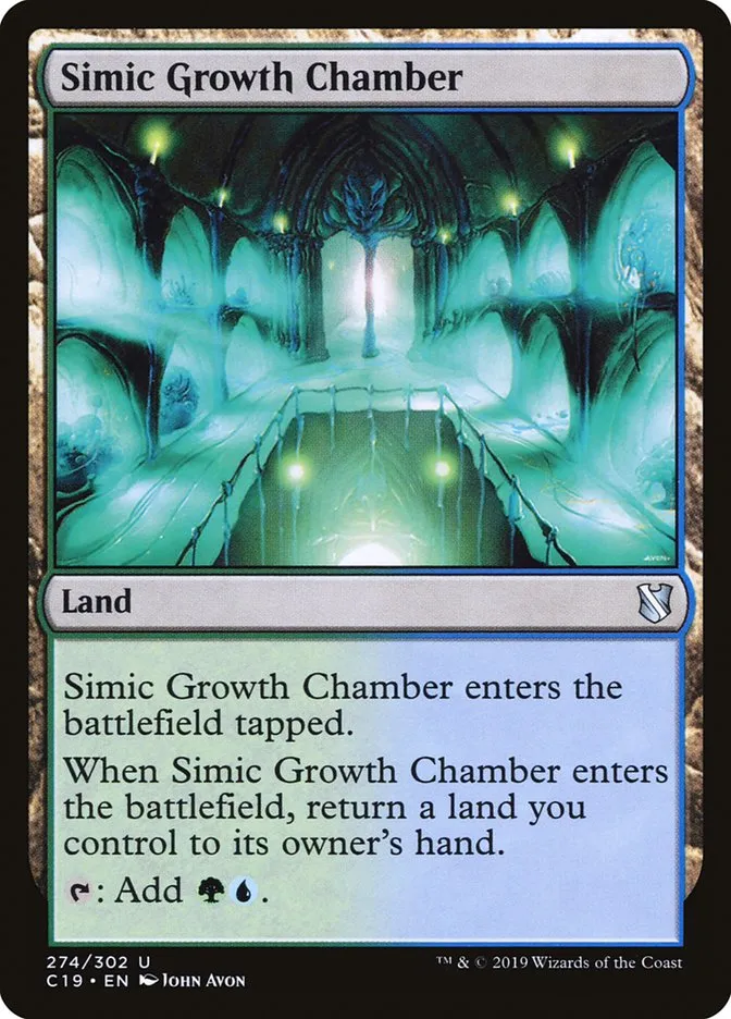 2019 Commander 2019 Simic Growth Chamber uncommon #274 uncommon card image