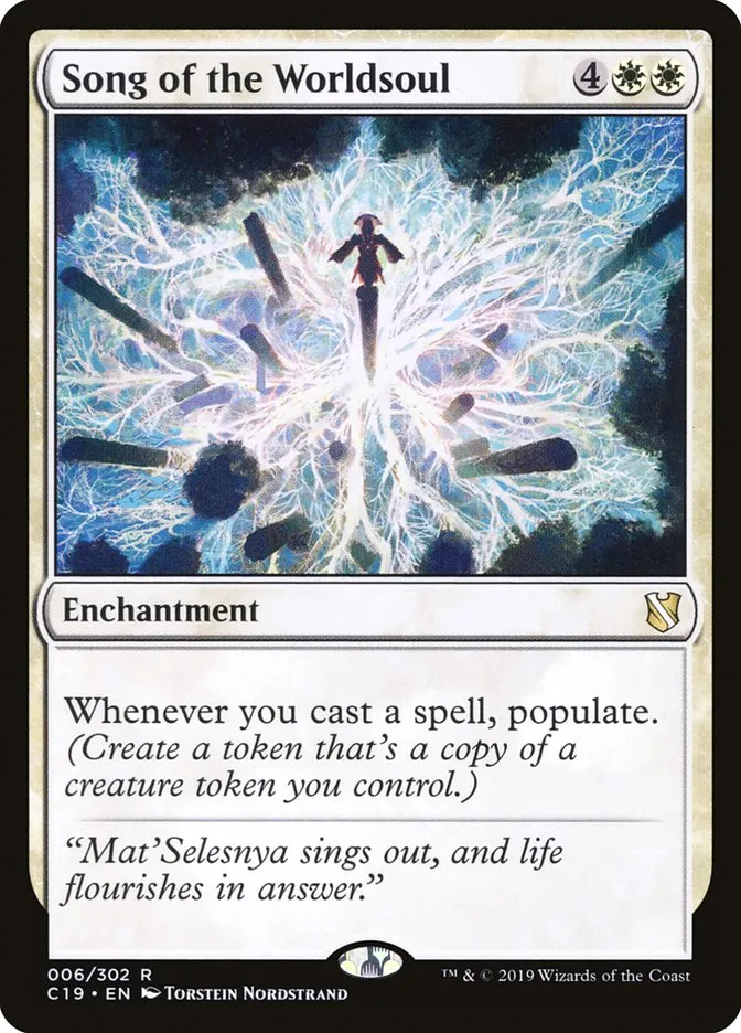 2019 Commander 2019 Song of the Worldsoul #6 rare card image