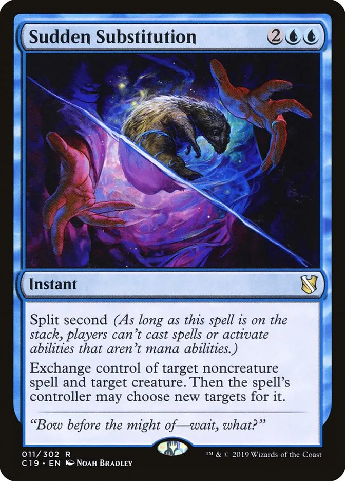 2019 Commander 2019 Sudden Substitution #11 rare card image