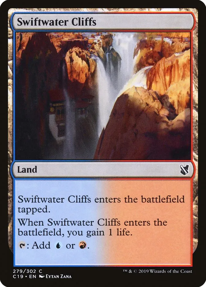 2019 Commander 2019 Swiftwater Cliffs common #279 common card image