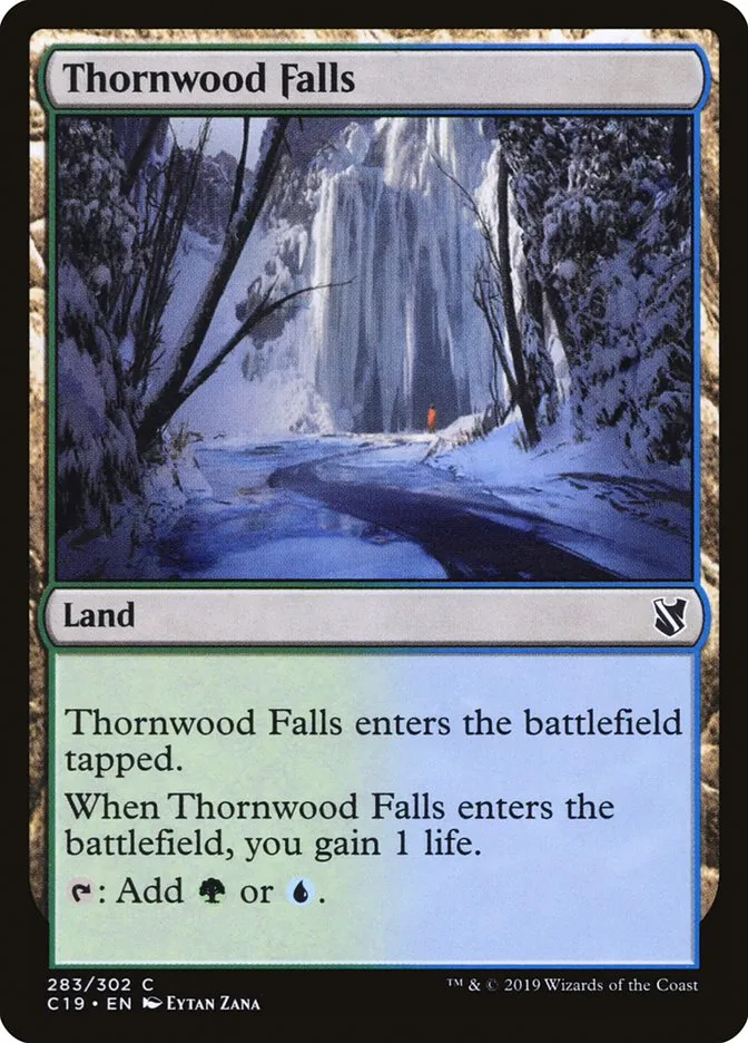 2019 Commander 2019 Thornwood Falls common #283 common card image
