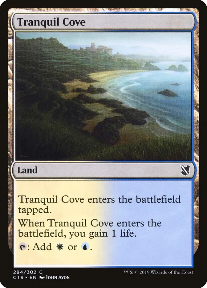 2019 Commander 2019 Tranquil Cove common #284 common card image
