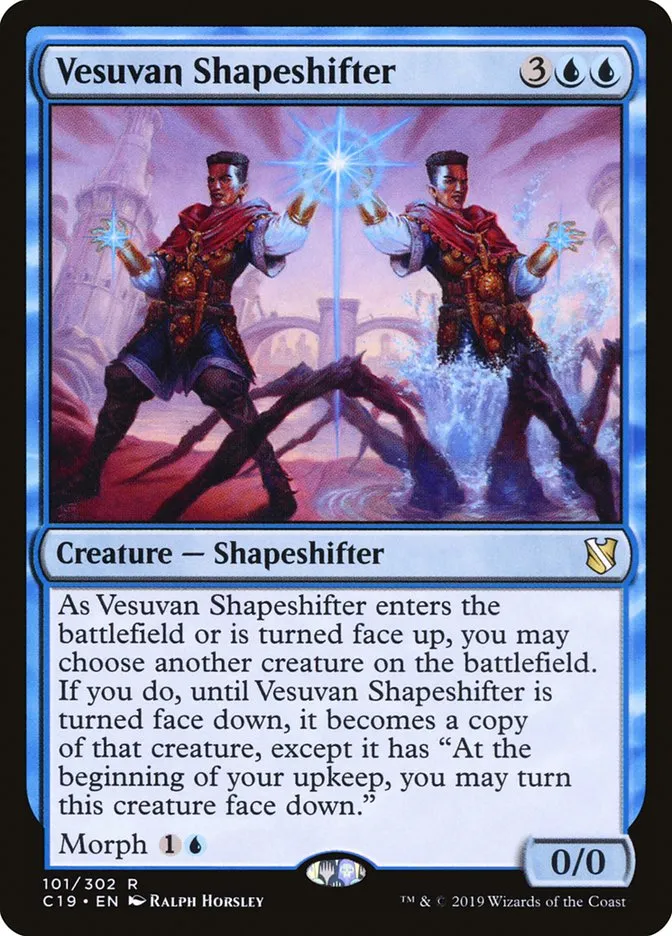 2019 Commander 2019 Vesuvan Shapeshifter rare #101 rare card image