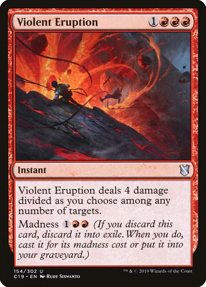 2019 Commander 2019 Violent Eruption uncommon #154 uncommon card image