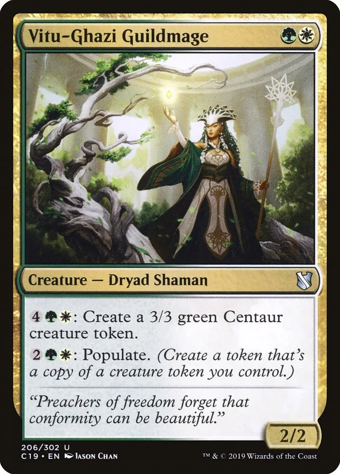 2019 Commander 2019 Vitu-Ghazi Guildmage uncommon #206 uncommon card image