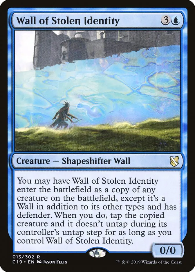2019 Commander 2019 Wall of Stolen Identity #13 rare card image