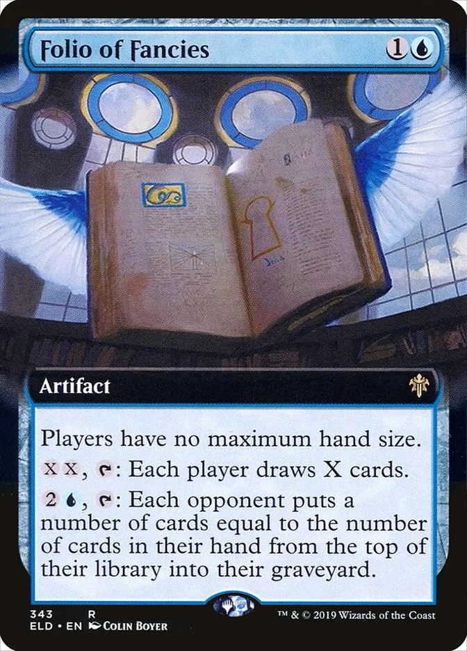 2019 Throne of Eldraine Folio of Fancies #343 rare card image
