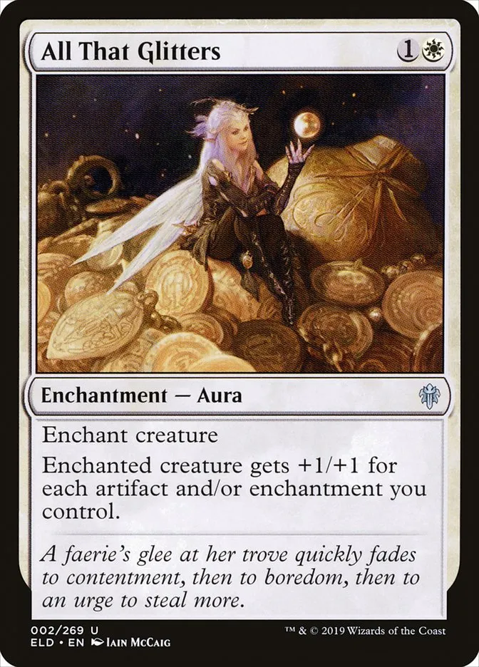 2019 Throne of Eldraine All That Glitters uncommon #2 uncommon card image