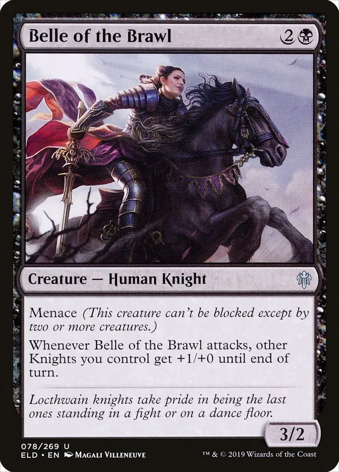 2019 Throne of Eldraine Belle of the Brawl #78 uncommon card image