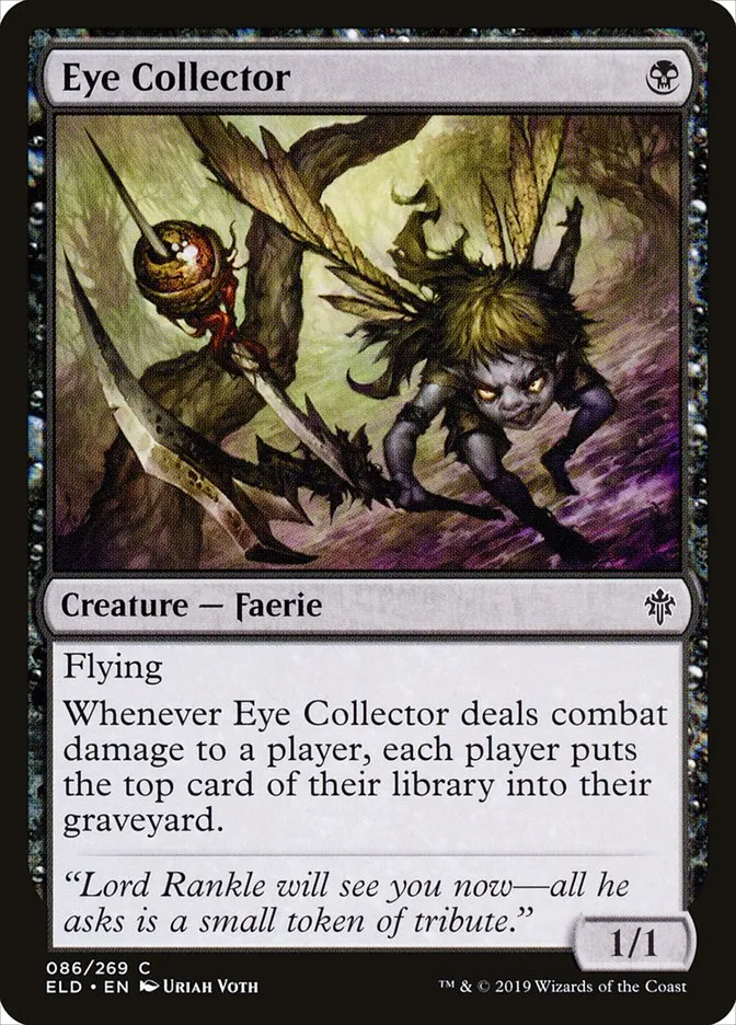 2019 Throne of Eldraine Eye Collector #86 common card image