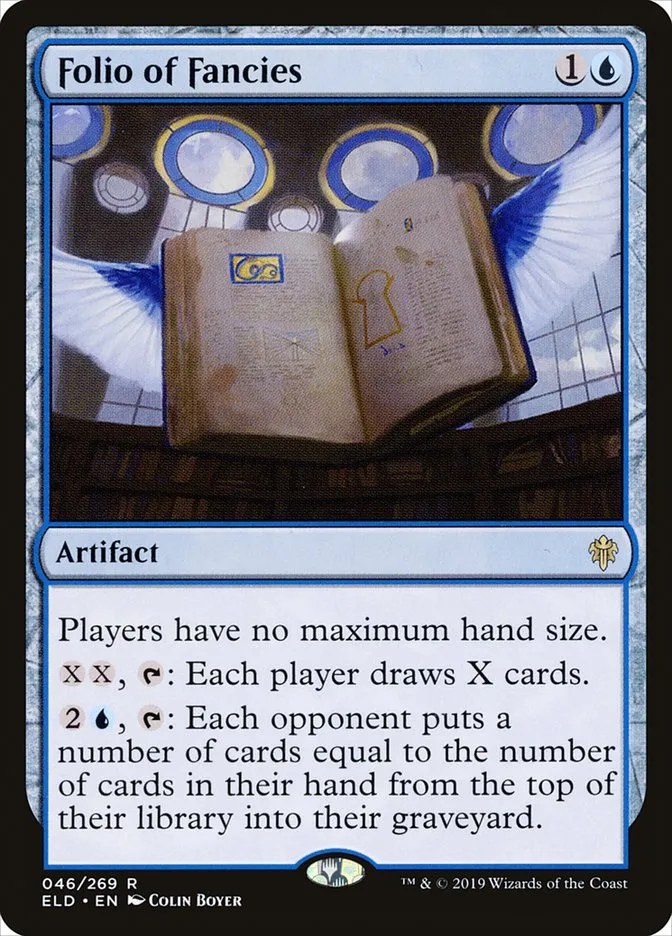 2019 Throne of Eldraine Folio of Fancies rare #46 rare card image