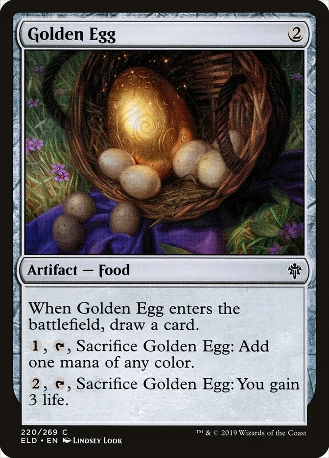 2019 Throne of Eldraine Golden Egg #220 common card image