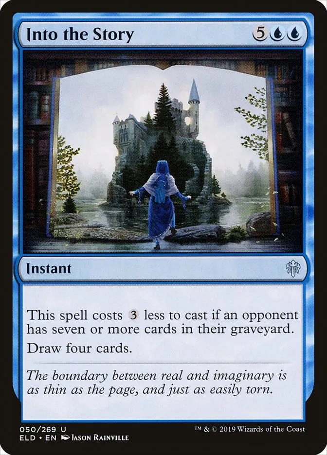 2019 Throne of Eldraine Into the Story uncommon #50 uncommon card image