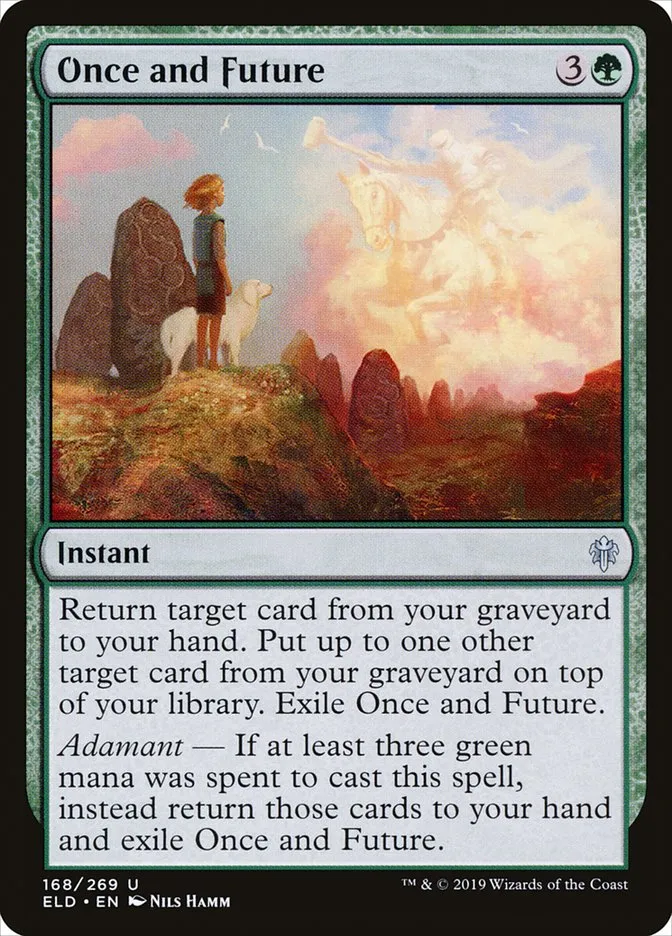 2019 Throne of Eldraine Once and Future #168 uncommon card image