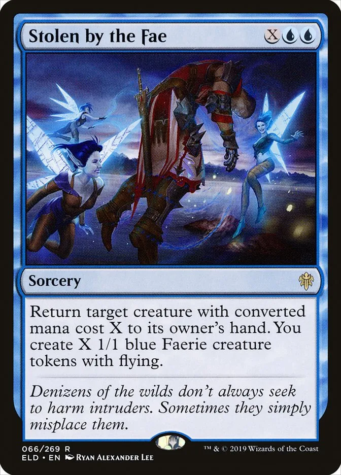 2019 Throne of Eldraine Stolen by the Fae rare #66 rare card image