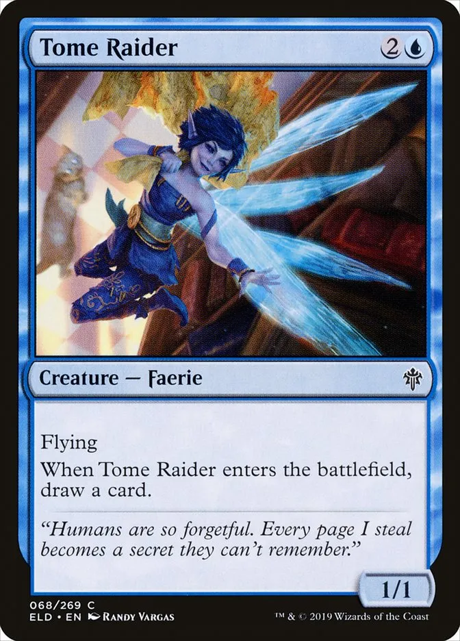 2019 Throne of Eldraine Tome Raider common #68 common card image