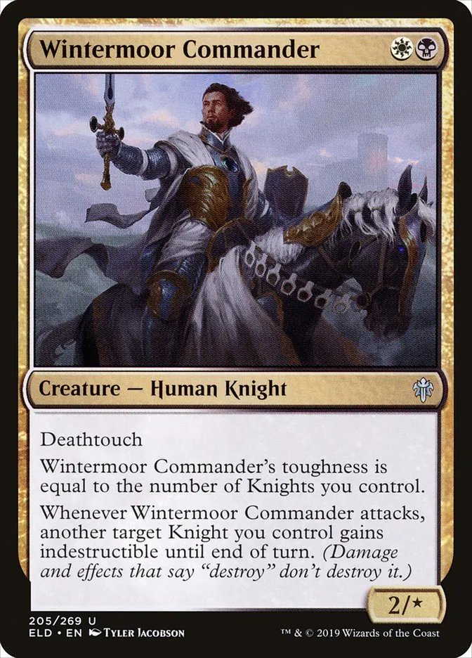2019 Throne of Eldraine Wintermoor Commander #205 uncommon card image