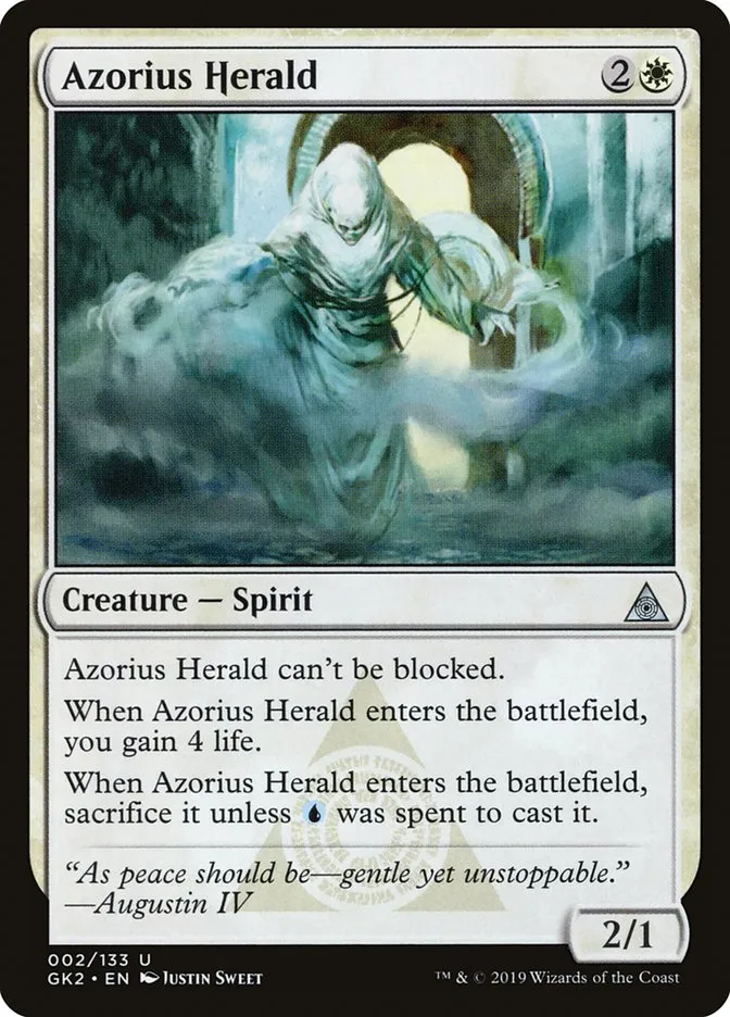 2019 RNA Guild Kit Azorius Herald uncommon #2 uncommon card image
