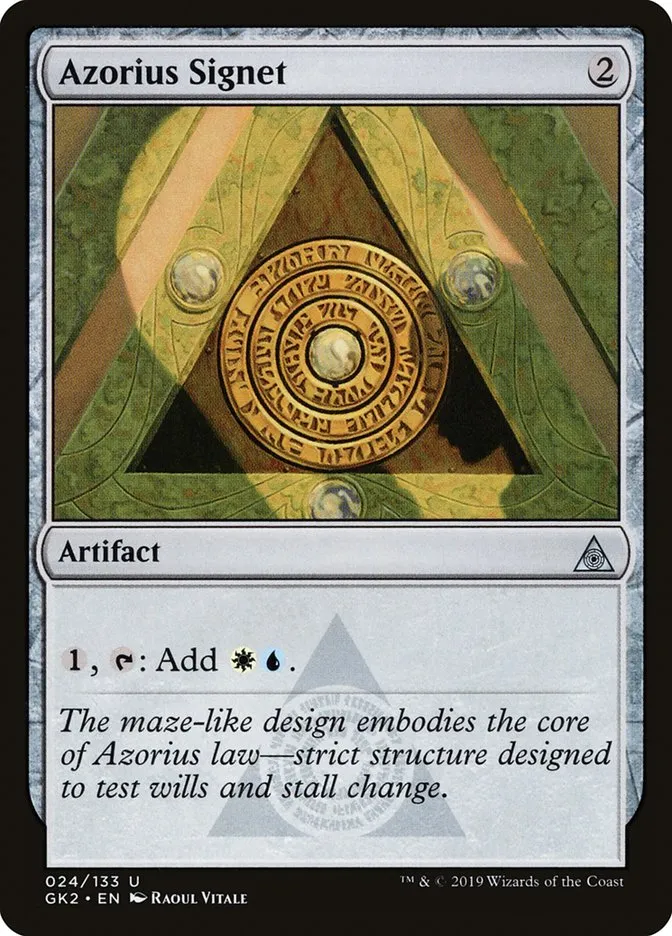 2019 RNA Guild Kit Azorius Signet uncommon #24 uncommon card image