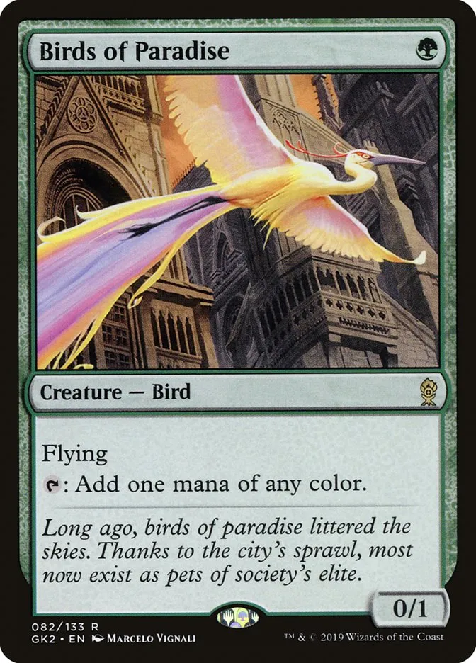 2019 RNA Guild Kit Birds of Paradise #82 rare card image