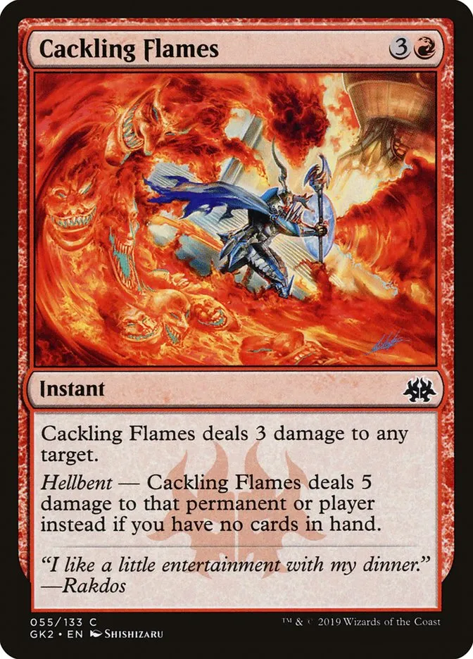 2019 RNA Guild Kit Cackling Flames common #55 common card image
