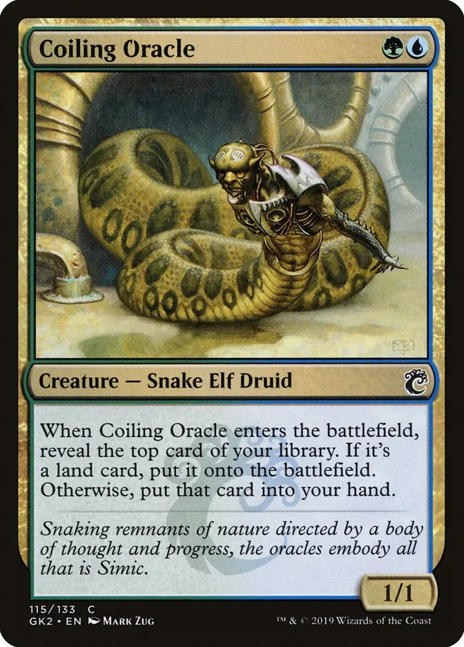 2019 RNA Guild Kit Coiling Oracle common #115 common card image